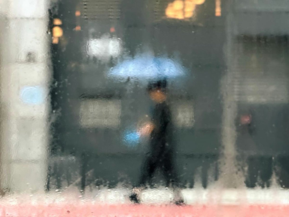 Home 6 Rain at Lunch, a photograph by Yammie Pang